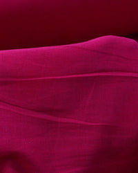 Tecido Cambraia de Linho Misto Vermelho Rubi