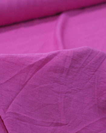 Tecido Crepe Shantung Rosa Chiclete