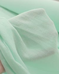 Tecido Crepe de Algodão Verde Água