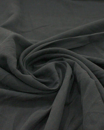 Tecido Viscose Mista Grossa Texturizada Preto