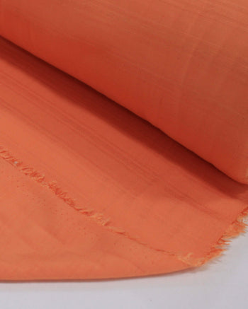 Tecido Viscose Texturizada Listras Verticais Brocadas Coral