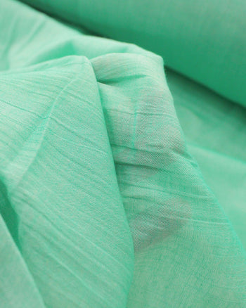 Tecido Cambraia de Liocel com Algodão Verde Tiffany