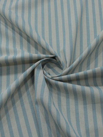 Tecido Linho Misto Azul Jeans e Cru