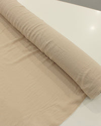 Tecido Crepe Shantung Bege