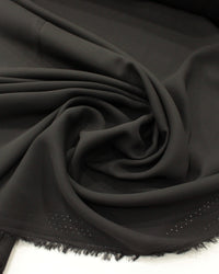 Tecido Crepe Chiffon Texturizado Preto