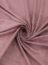 Tecido Microfibra de Alfaiataria Brocado com Elastano Rosa Chá
