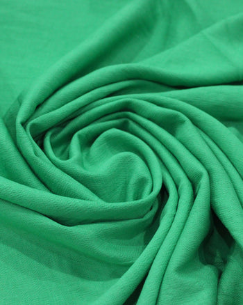 Tecido Viscose Mista Texturizada Verde Bandeira