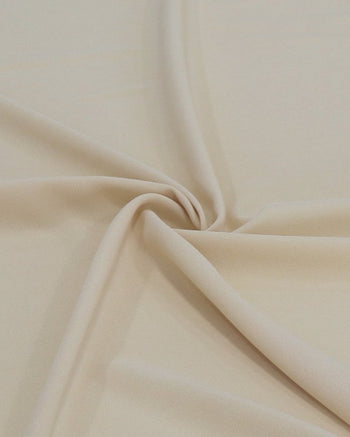Tecido Crepe Texturizado com Elastano Bege Claro
