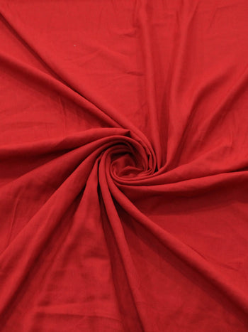 Tecido Cambraia Mista Texturizada Vermelho