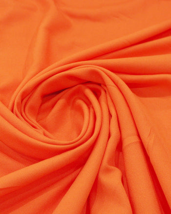 Tecido Viscose Creponada Laranja