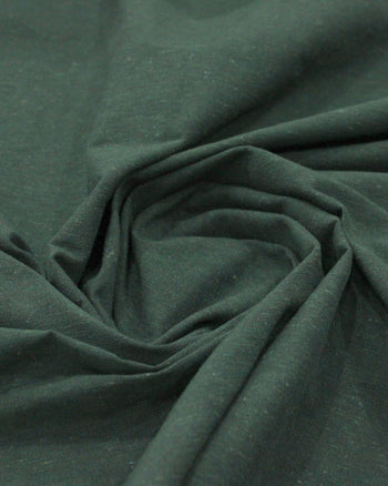 Tecido Linho de Algodão Verde Esmeralda