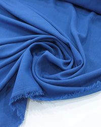 Tecido Crepe Textura de Linho Azul Royal