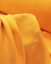 Tecido Crepe Grosso com Elastano Acetinado Amarelo