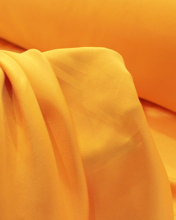 Tecido Crepe Grosso com Elastano Acetinado Amarelo