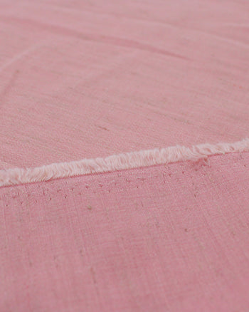 Tecido Crepe Encorpado Textura de Linho Rosé