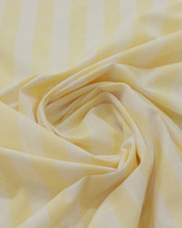Tecido Cambraia de Linho Mista Italiano Listra Amarelo