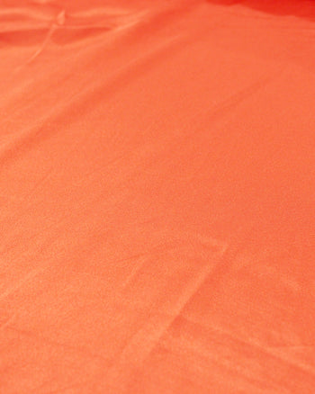 Tecido Crepe Acetinado Laranja Queimado