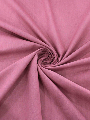 Tecido Linho Misto Rosa Queimado Escuro