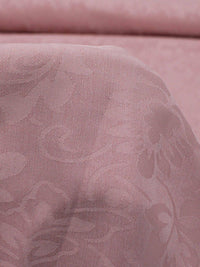 Tecido Microfibra de Alfaiataria Brocado com Elastano Rosa Chá