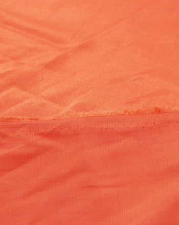 Tecido Crepe Acetinado Laranja Queimado
