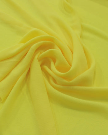 Tecido Crepe Bubble Amarelo Sol