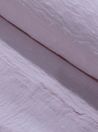 Tecido Crepe Duna Poá Brocado Rosa