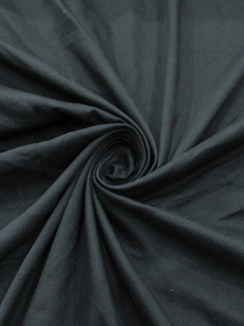 Tecido Piquet de Algodão com Elastano Preto