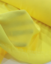 Tecido Crepe Bubble Amarelo Sol