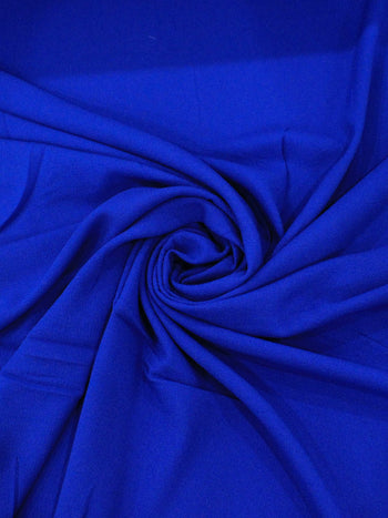 Tecido Crepe Encorpado Com Elastano Azul