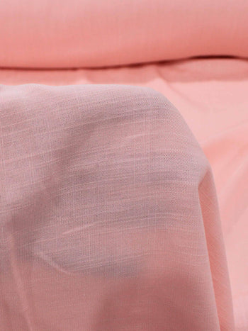Tecido Viscose Texturizada Rosa Salmão