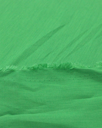 Tecido Crepe Misto Textura de Linho Verde Folha