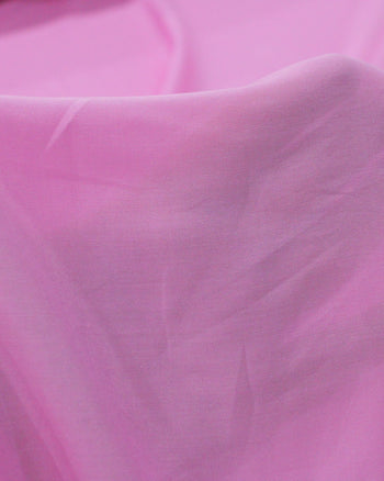 Tecido Viscose Fina Acetinada Rosa Chiclete