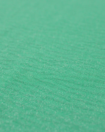 Tecido Crepe Enrugado Verde Bandeira