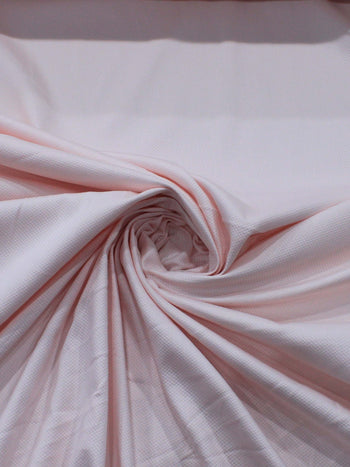 Tecido Piquet de Algodão Rosa Bebê