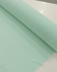 Tecido Crepe de Algodão Verde Água