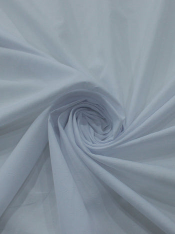 Tecido Jacquard Ramos e Flores Branco
