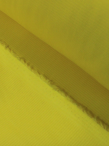 Tecido Piquet de Algodão com Elastano Amarelo
