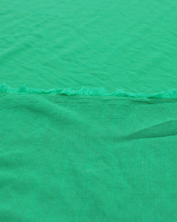 Tecido Crepe Texturizado Verde Bandeira