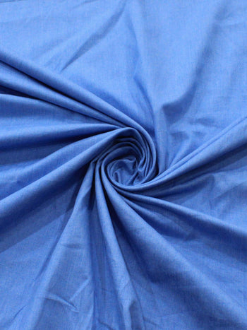 Tecido Tricoline Azul Mescla