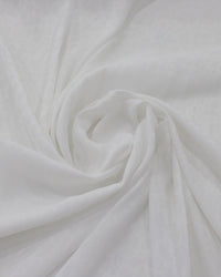 Tecido Crepe Chiffon Brocado Animal Print Offwhite