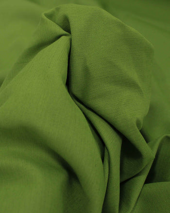 Tecido Linho Panama Leve Verde Oliva