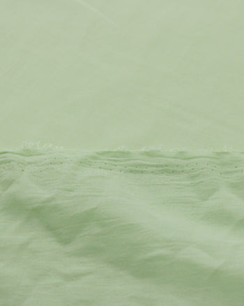 Tecido Cambraia Mista de Algodão Verde Menta