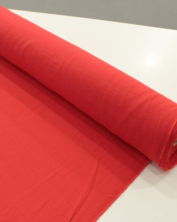 Tecido Crepe Misto de Viscose Vermelho