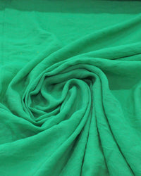 Tecido Crepe Texturizado Verde Bandeira