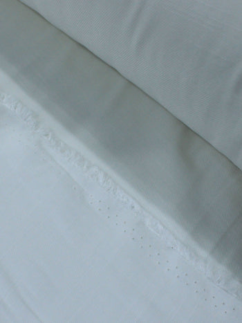 Tecido Viscose Mista Texturizada Offwhite