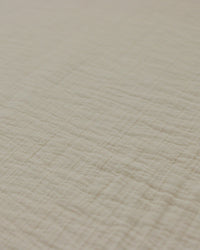Tecido Crepe de Viscose Enrugado Creme
