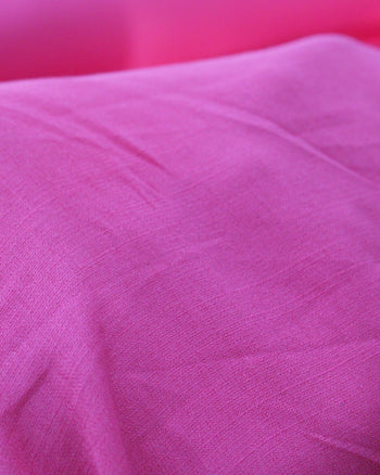Tecido Viscose Mista Textura Flame Rosa Pink