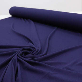 Tecido Crepe Bubble com Elastano Azul Marinho