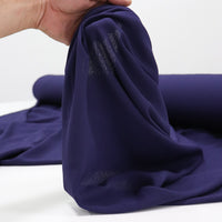 Tecido Crepe Bubble com Elastano Azul Marinho