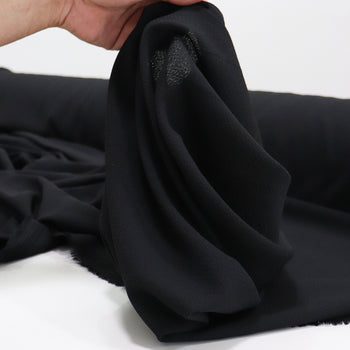 Tecido Crepe Bubble com Elastano Preto